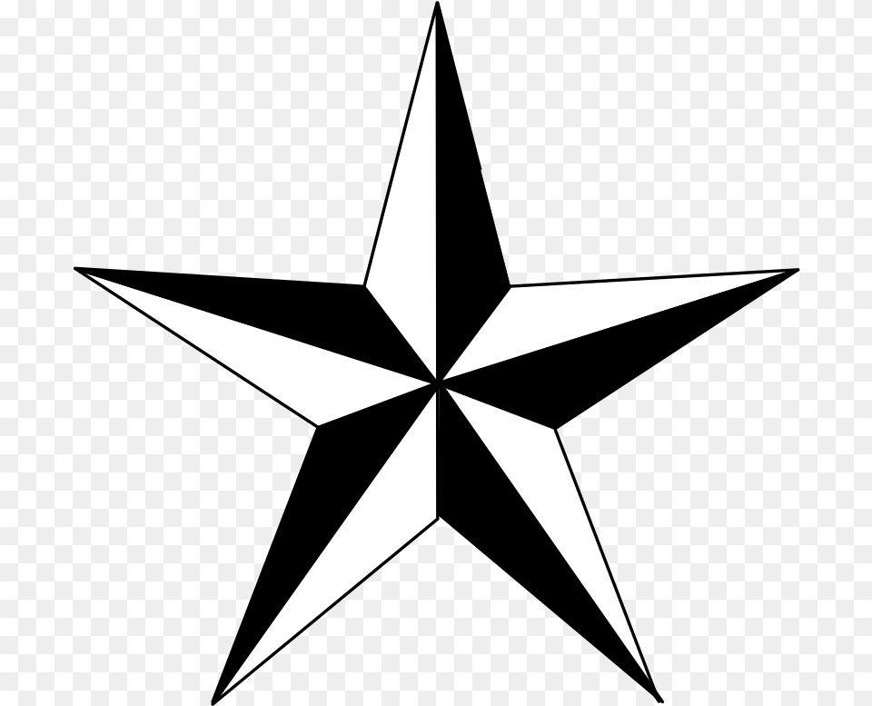 Library Of Star Line Art Banner Nautical Star Clipart, Star Symbol, Symbol Free Png