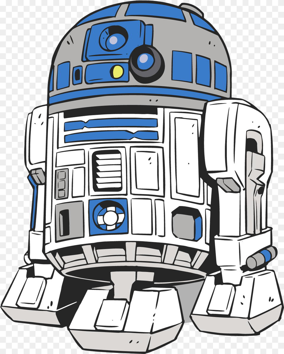 Library Of Star Wars Battle Clip Art Star Wars R2d2, Railway, Train, Transportation, Vehicle Png