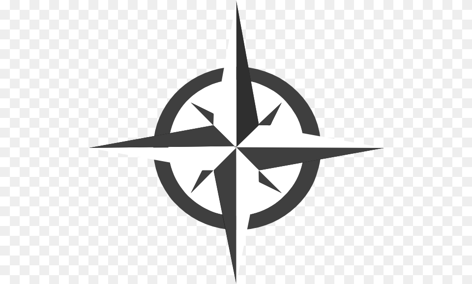 Library Of Stock North Star Files Clipart Blank Compass Rose, Cross, Symbol Free Png
