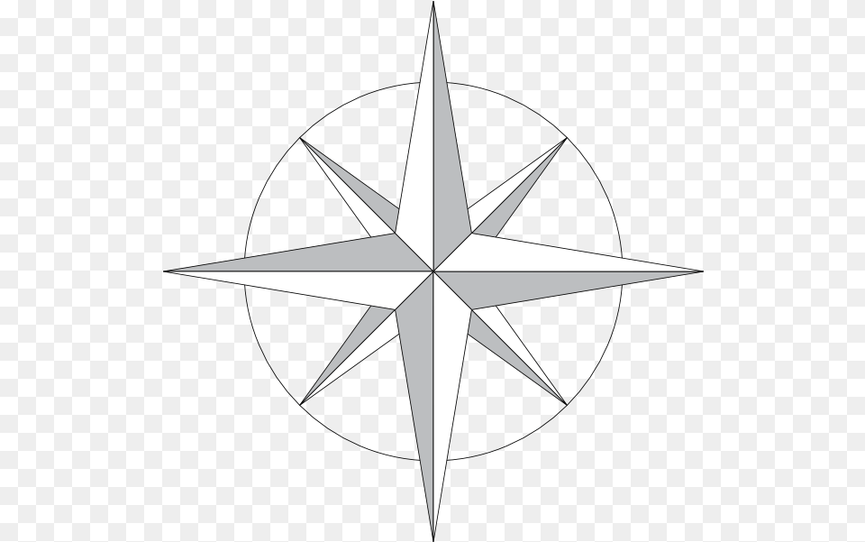 Library Of Stock North Star Simple Map Compass Rose, Star Symbol, Symbol, Cross Png