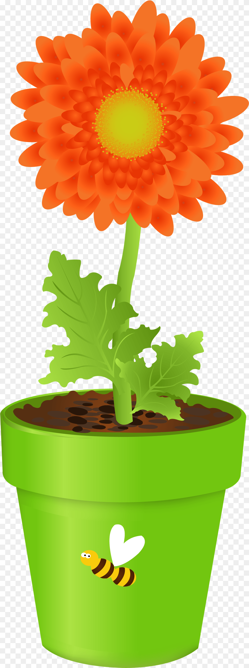 Library Of Svg Freeuse House Plant Files Clipart Flower Pots Clipart, Potted Plant, Daisy, Petal, Pot Png Image