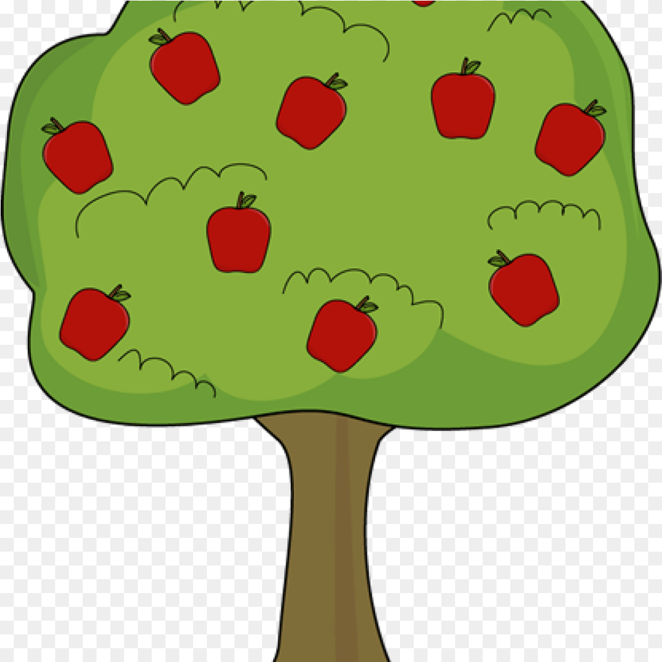 Library Of Svg Stock Fruit Tree Files Clipart Art Apple Tree Clip Art, Cutlery, Berry, Strawberry, Produce Png Image