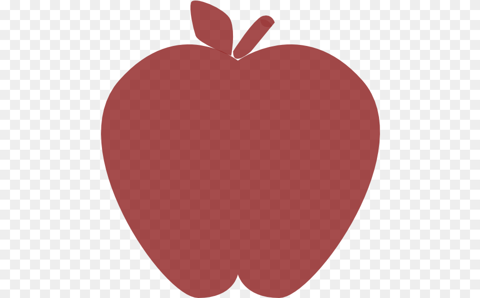 Library Of Transparent Apple Fruit Silhouette, Plant, Produce, Food, Moon Free Png Download