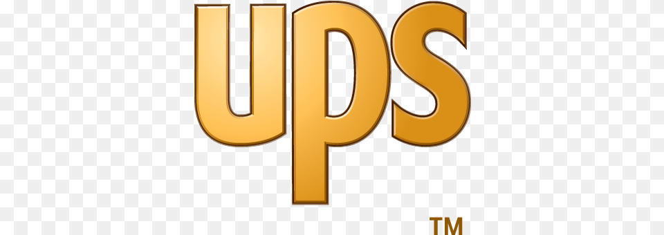 Library Of Ups Store Logo Vector Ups Font, Gold, Text, Number, Symbol Png Image