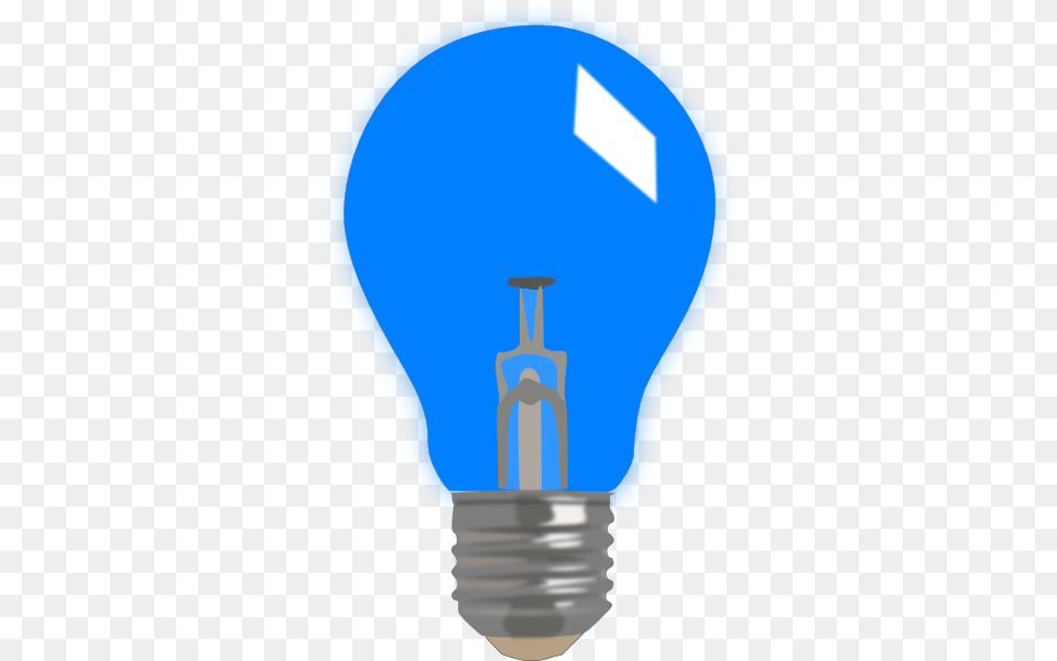 Library Of Vector Download Blue Light Files Blue Light Bulb Transparent Background, Lightbulb Png