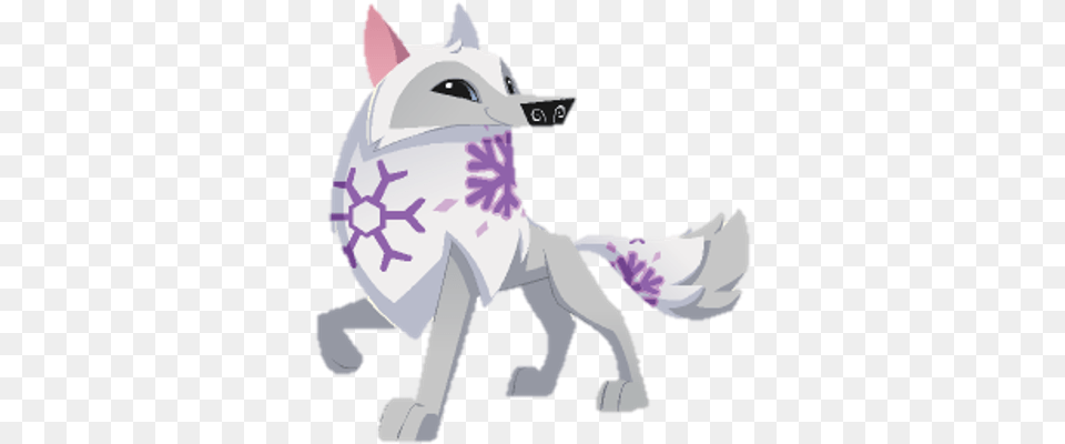 Library Of Whip The Wolves Graphic Files Animal Jam Snowflake Arctic Wolf, Canine, Dog, Mammal, Pet Free Png Download