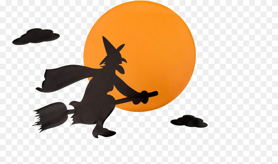 Library Of Witch Moon Clip Stock Imagem De Bruxas Assustadoras De Halloween, Logo, Animal, Fish, Sea Life Free Transparent Png