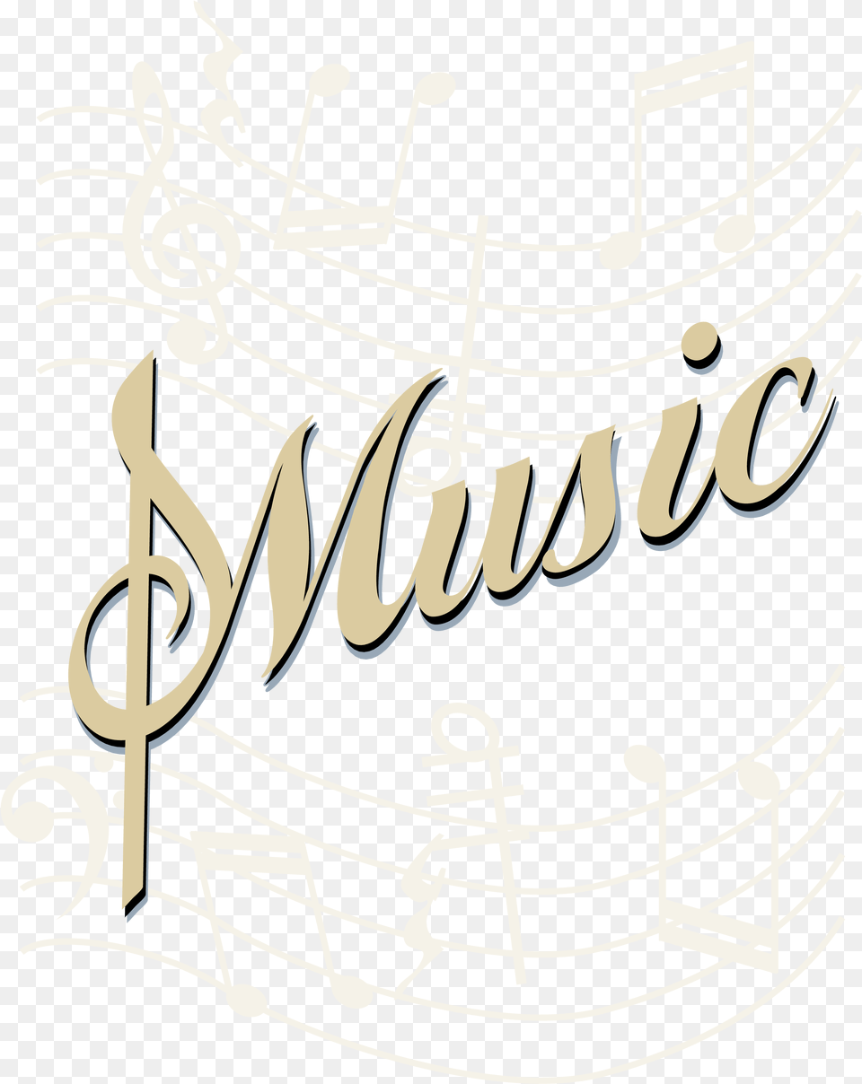 Library Of Word Music Jpg Royalty Stock Colored Music In Words Background, Text, Handwriting, Calligraphy Free Png