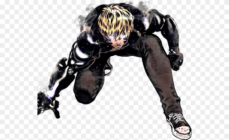Library Onepunchman One Piece Forum Img Genos One Punch Man No Background, Publication, Book, Comics, Adult Free Png
