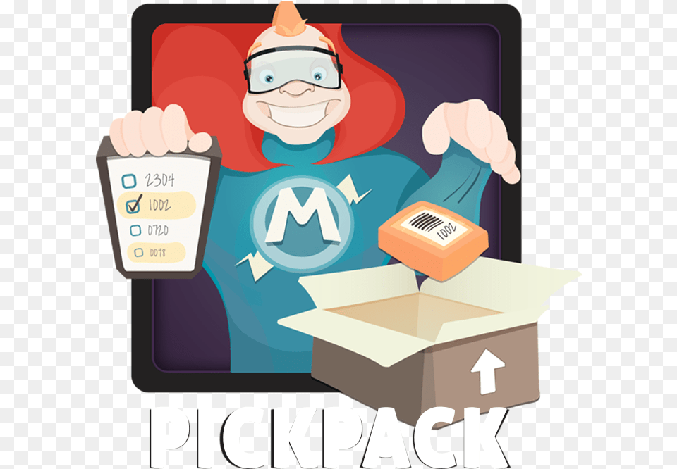 Library Stock Moogento Pickpack List Module For Clip Art, Box, Baby, Person, Hand Png