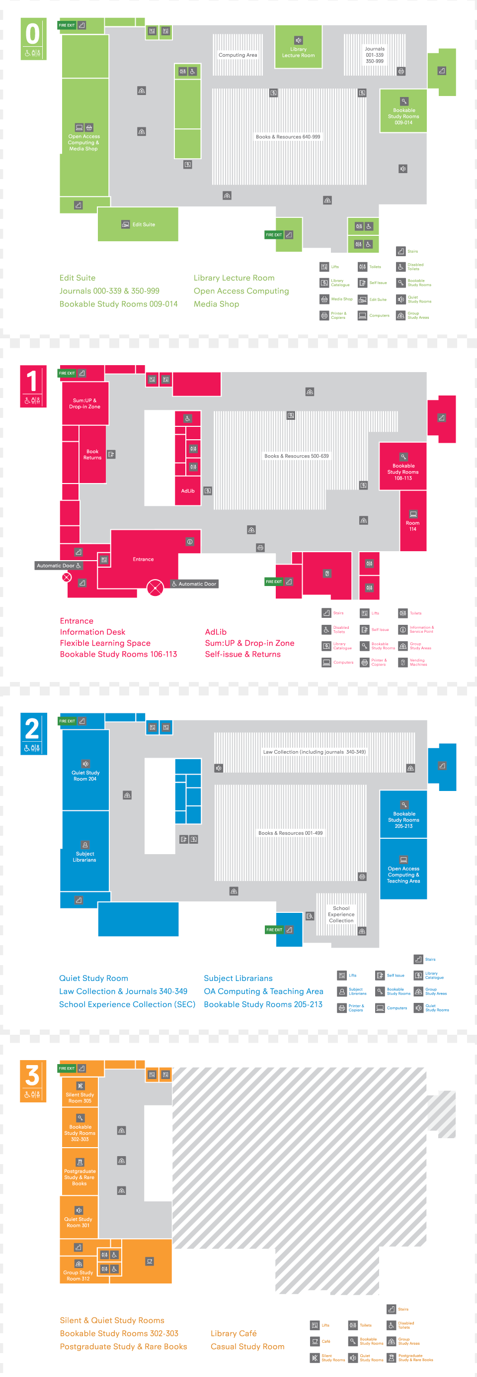 Library Wayfinding On Behance Map Signage Directional Floor Plans With Wayfinding, Text Free Transparent Png