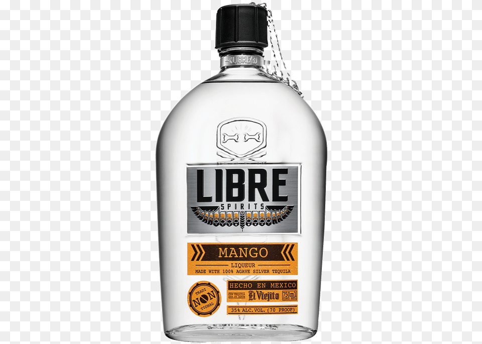 Libre Mango Tequila Libre Tequila, Alcohol, Beverage, Bottle, Liquor Png Image