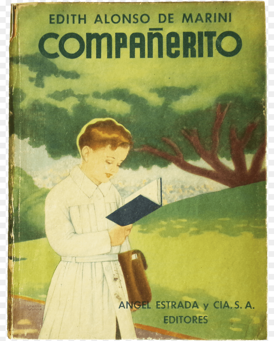 Libro De Lectura 1949 Estrada Vintage Clothing, Book, Person, Publication, Novel Free Png Download