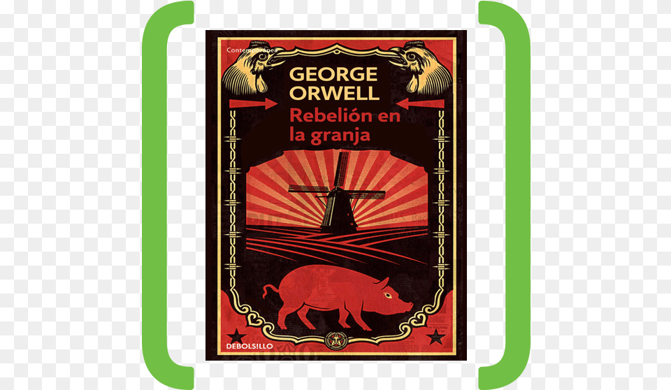Libro Rebelion En La Granja George Orwell Pdf, Advertisement, Poster, Publication, Book Png Image