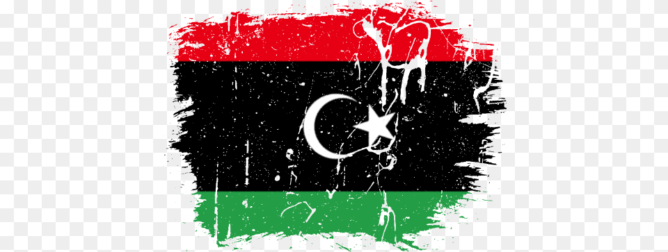 Libya Archives Flag, Star Symbol, Symbol, Nature, Night Png Image