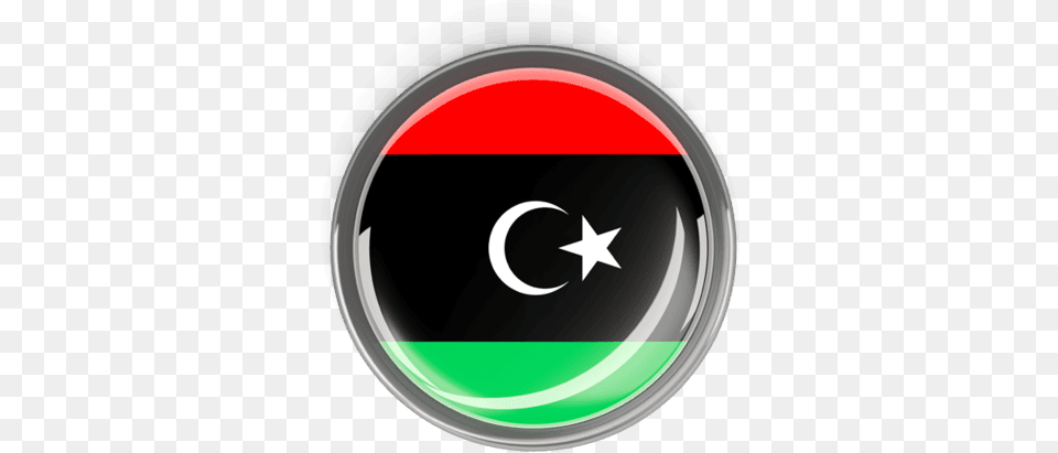 Libya Circle Flags, Symbol, Emblem, Disk Free Png Download