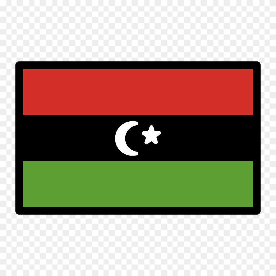 Libya Flag Emoji Clipart, Symbol Png
