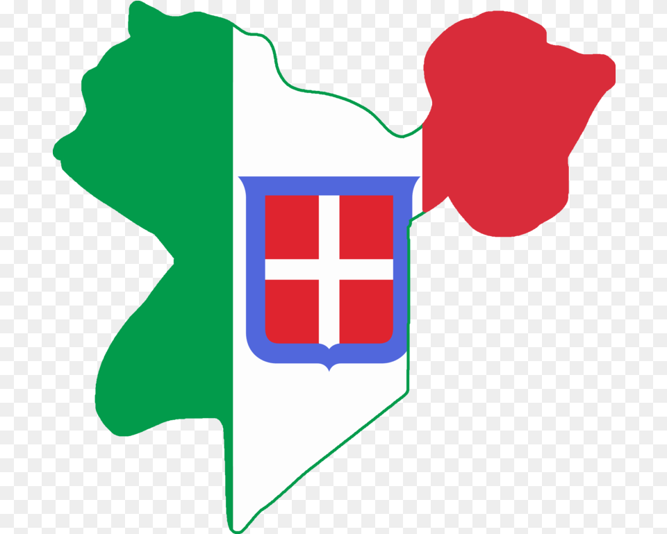 Libya Map Clipart Kingdom Of Italy Flag Cross, Logo Png