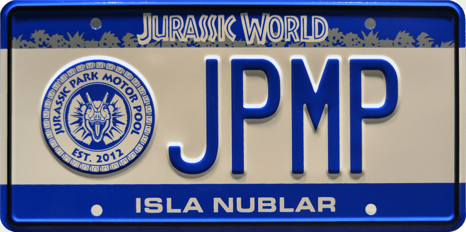 License Plate Jurassic Park Png