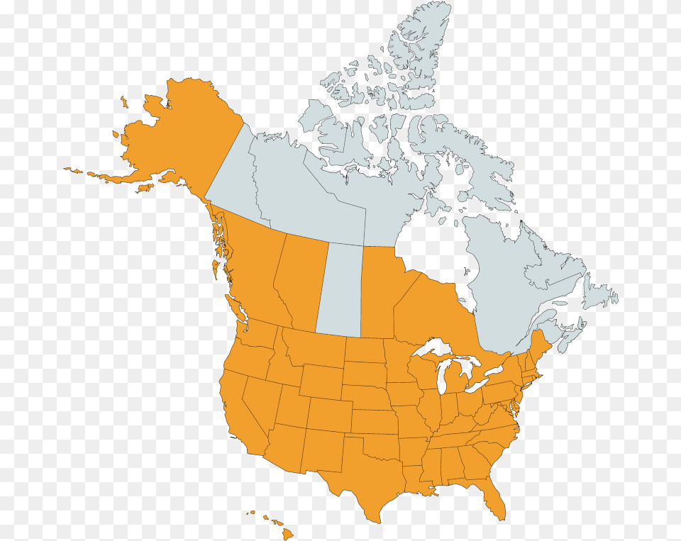 Licensed In All 50 States Canada Red And Blue States, Chart, Map, Plot, Atlas Png