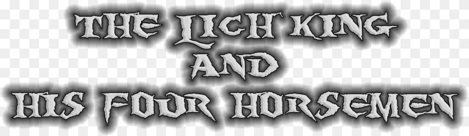 Lich King And Horsemen Graphic Design, Text Free Png Download