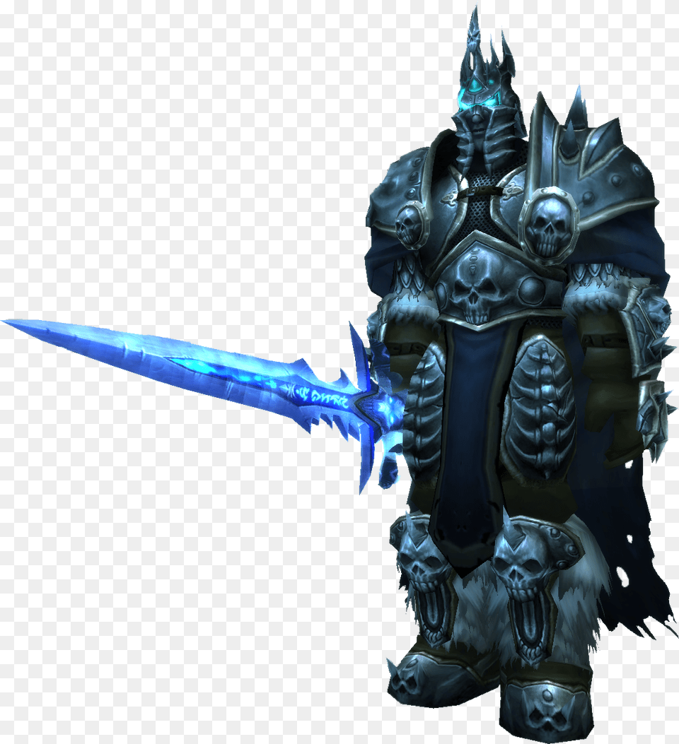 Lich King Wow Model, Weapon, Sword, Knight, Person Free Png