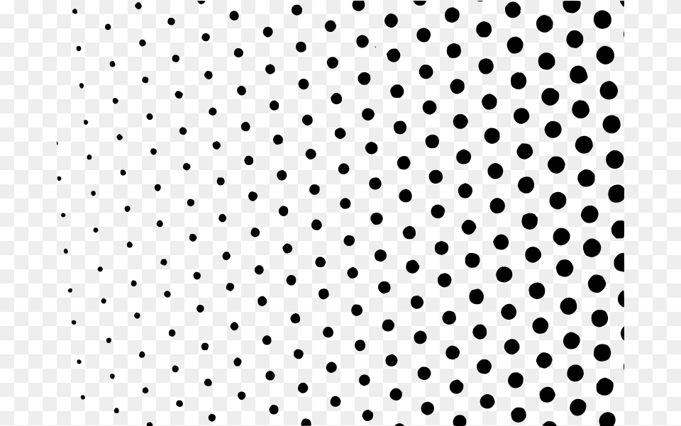 Lichtenstein Halftone Style Pop Art Dots, Gray Free Transparent Png