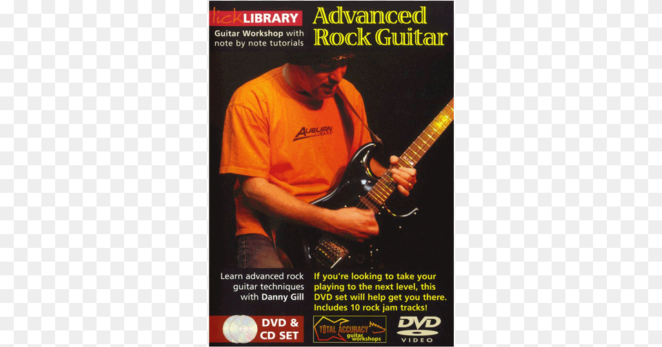 Lick Library Advanced Rock Guitar Dvd Dngdvd3 Advanced Rock Guitar Region 1 Import Dvd, Adult, Male, Man, Musical Instrument Png