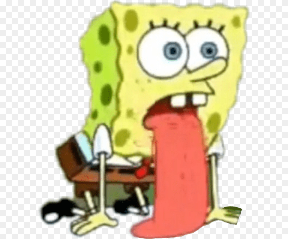 Lick Spongebob Spongebob Licking Transparent Background, Fire Hydrant, Hydrant Free Png