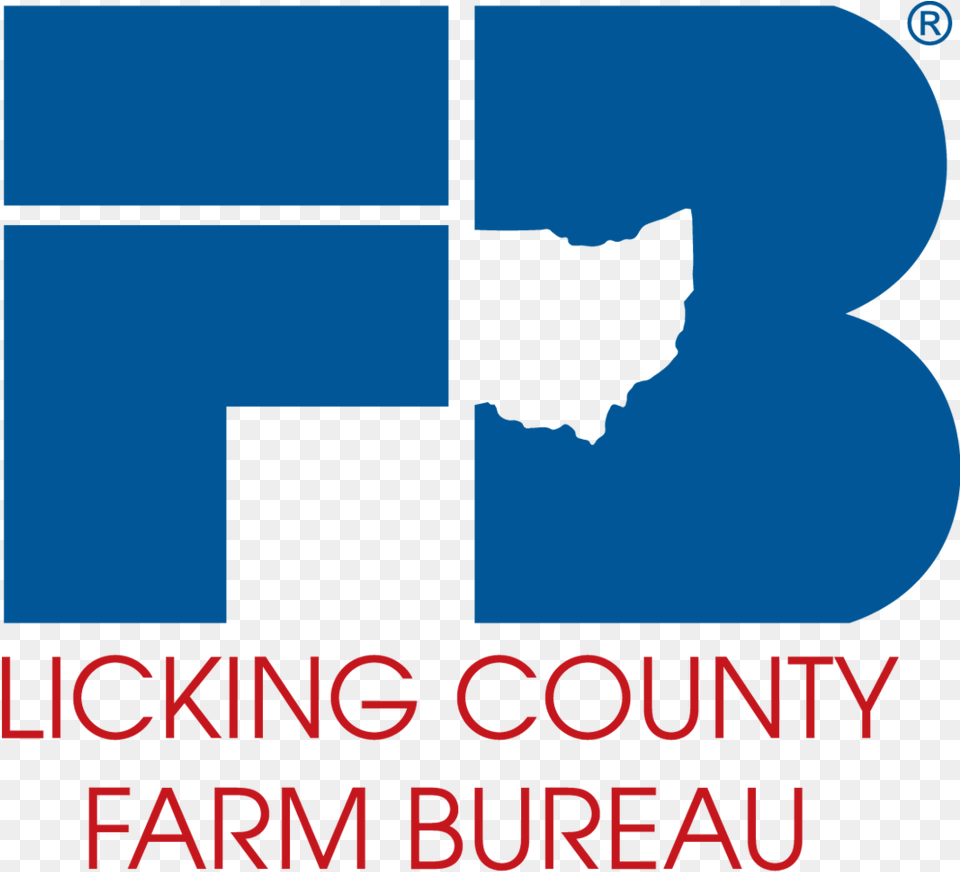 Licking Fb Logo Stacked Color Ohio Farm Bureau Federation, Animal, Cat, Mammal, Pet Png