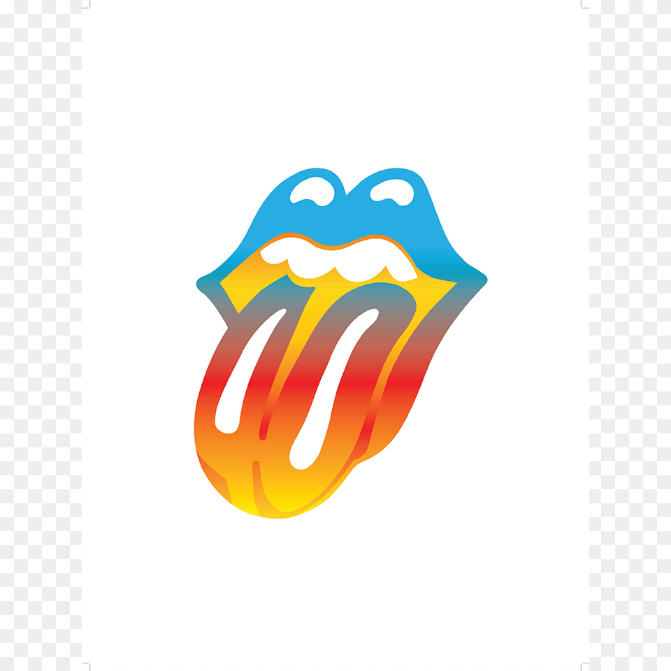 Licks Tongue Lithograph The Rolling Stones, Logo, Dynamite, Weapon, Animal Free Transparent Png