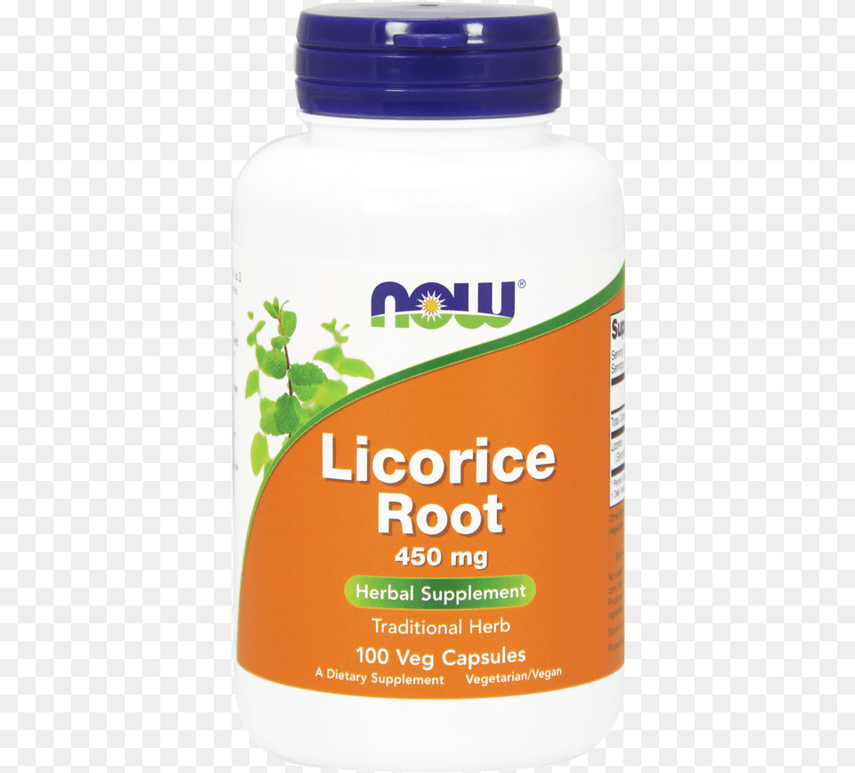 Licorice Root 450 Mg Capsules Now Foods Licorice Root 450 Mg 100 Capsules, Herbal, Herbs, Plant, Astragalus Png Image