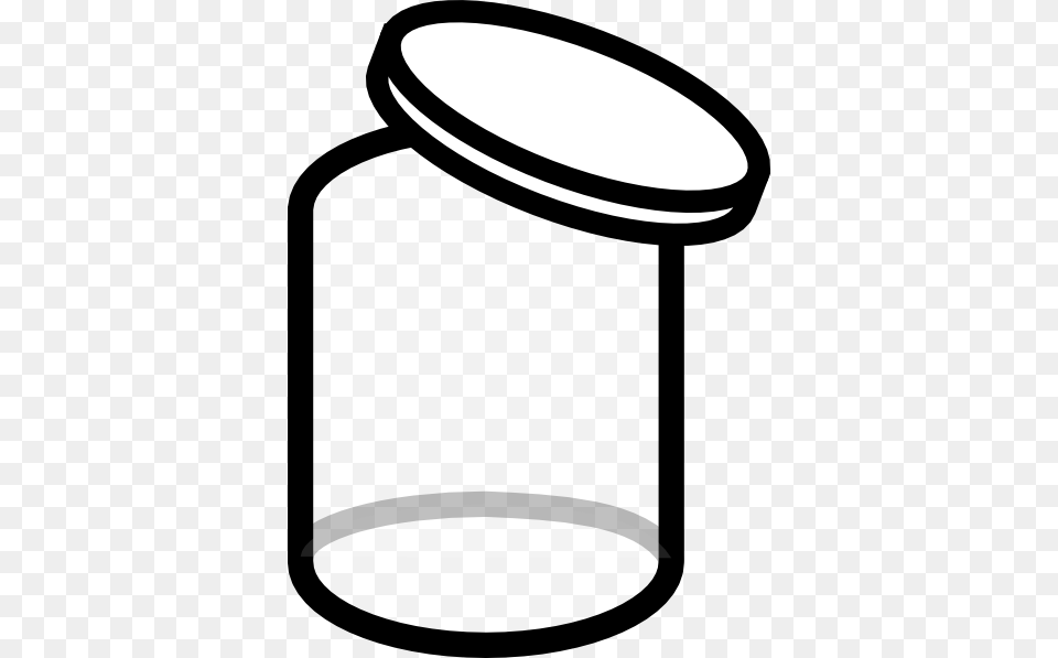 Lid Black And White Clip Art, Jar, Glass, Appliance, Blow Dryer Png