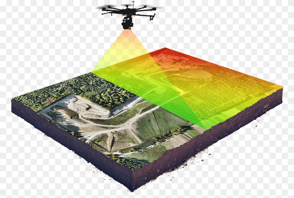 Lidar Light Rays On Ground Illustration Drone Lidar, Cross, Symbol, Soil, Outdoors Free Png