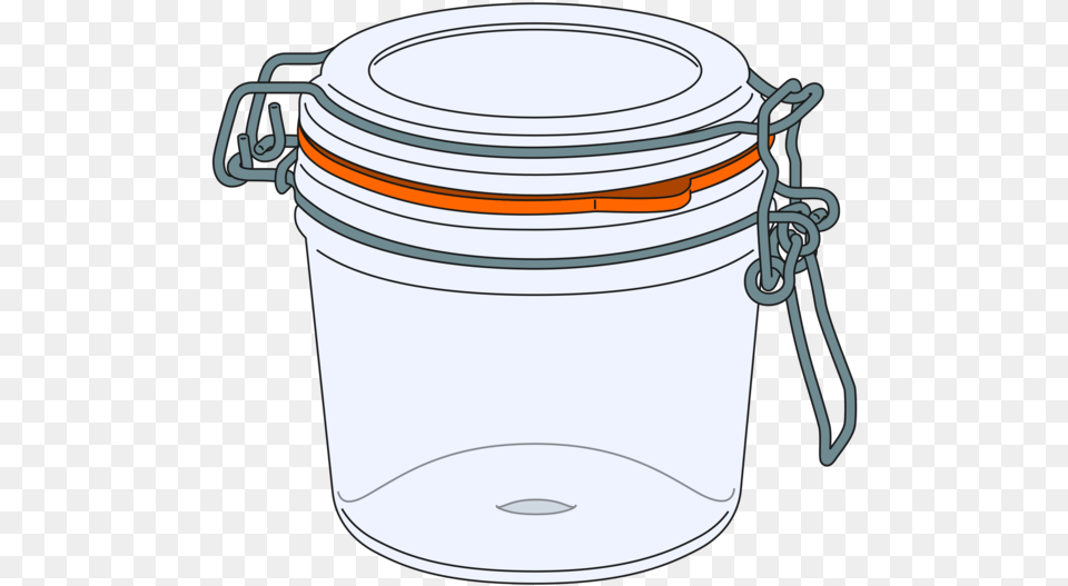 Lidglassmason Jar Tekening Weckpot Free Png Download