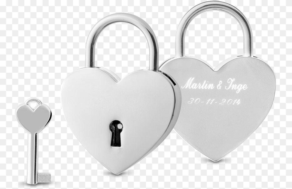 Liefdesslotje In Een Hartvorm In Zilver Kleur En In Love, Bathroom, Indoors, Room, Shower Faucet Free Png Download