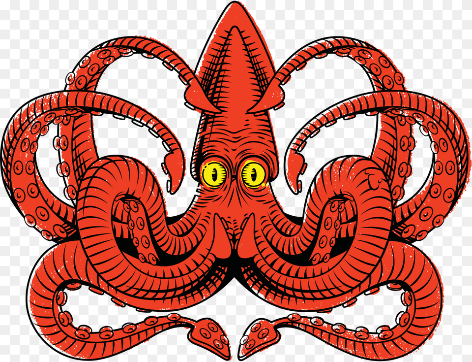 Life Advice For 2019 From A Kraken Have At It Clip Art, Animal, Sea Life Free Transparent Png