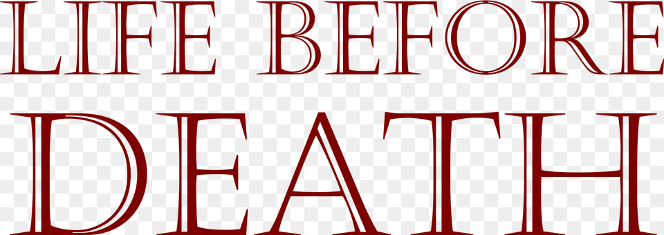 Life Before Death Logo, Maroon, Bag Free Transparent Png