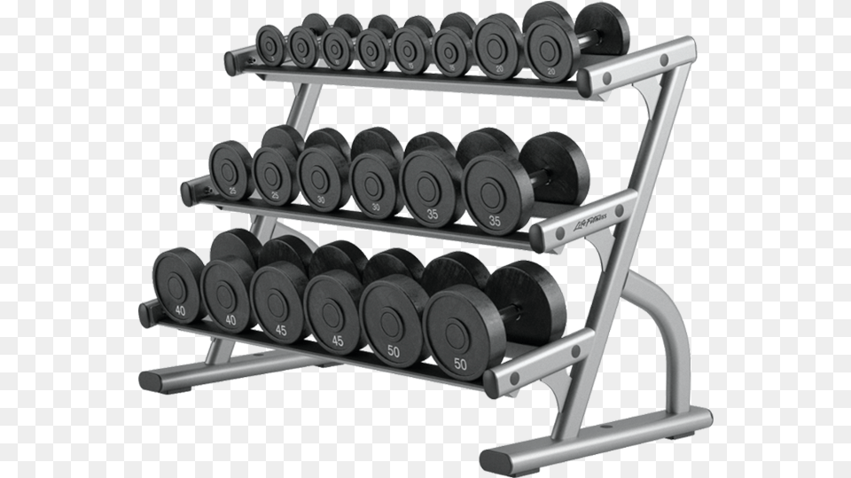 Life Fitness Weights Benches And Racks Optima Life Fitness Dumbbell Rack, Gym, Sport, Working Out, Gym Weights Free Transparent Png