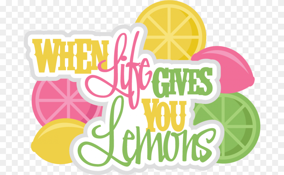 Life Gives You Lemons Svg Scrapbook Title Lemons Svg Graphic Design, Citrus Fruit, Food, Fruit, Lemon Png Image