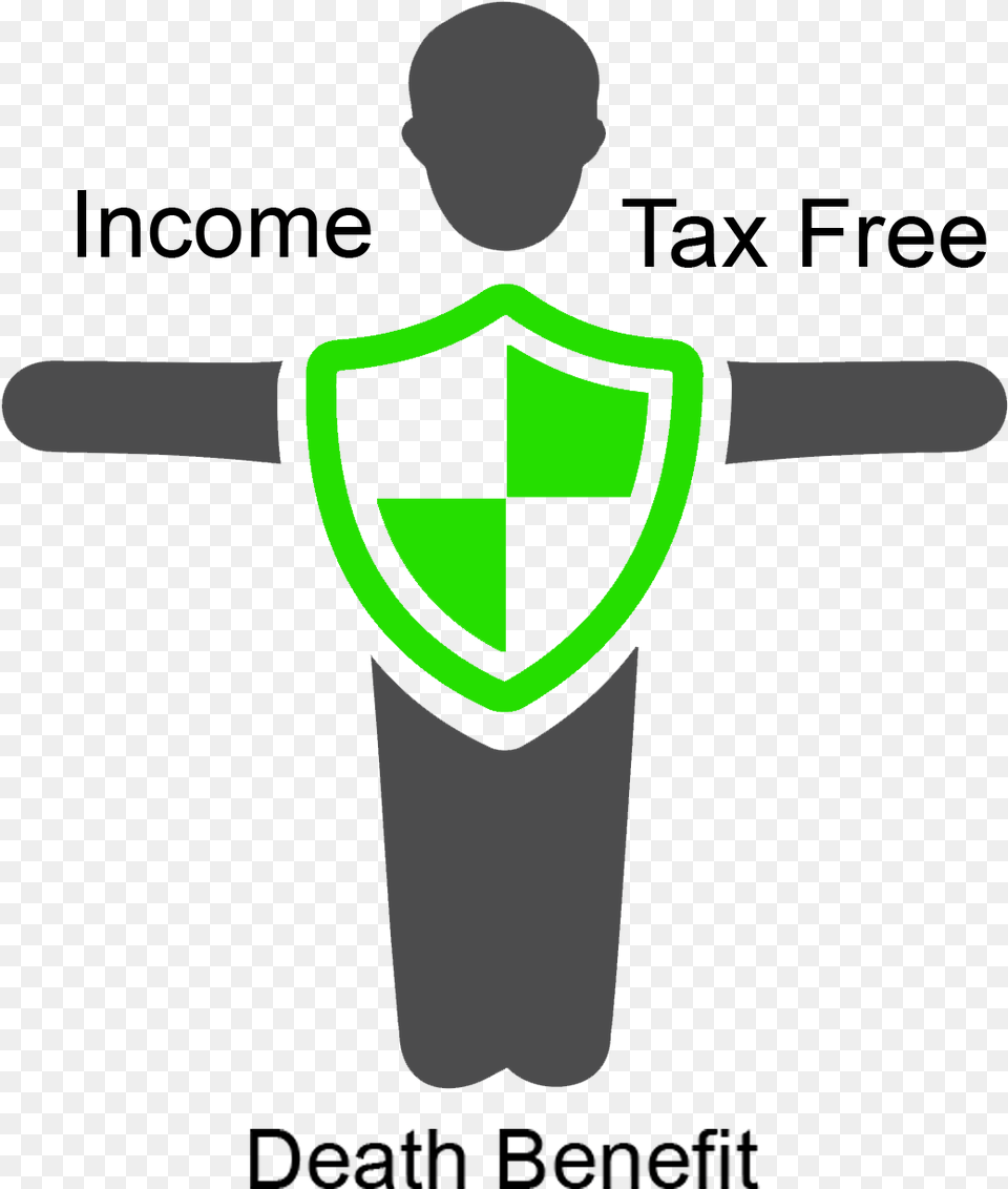 Life Insurance Icon Livlifeinsurance Income Tax Benefits Icon, Cross, Symbol, Armor Free Png Download