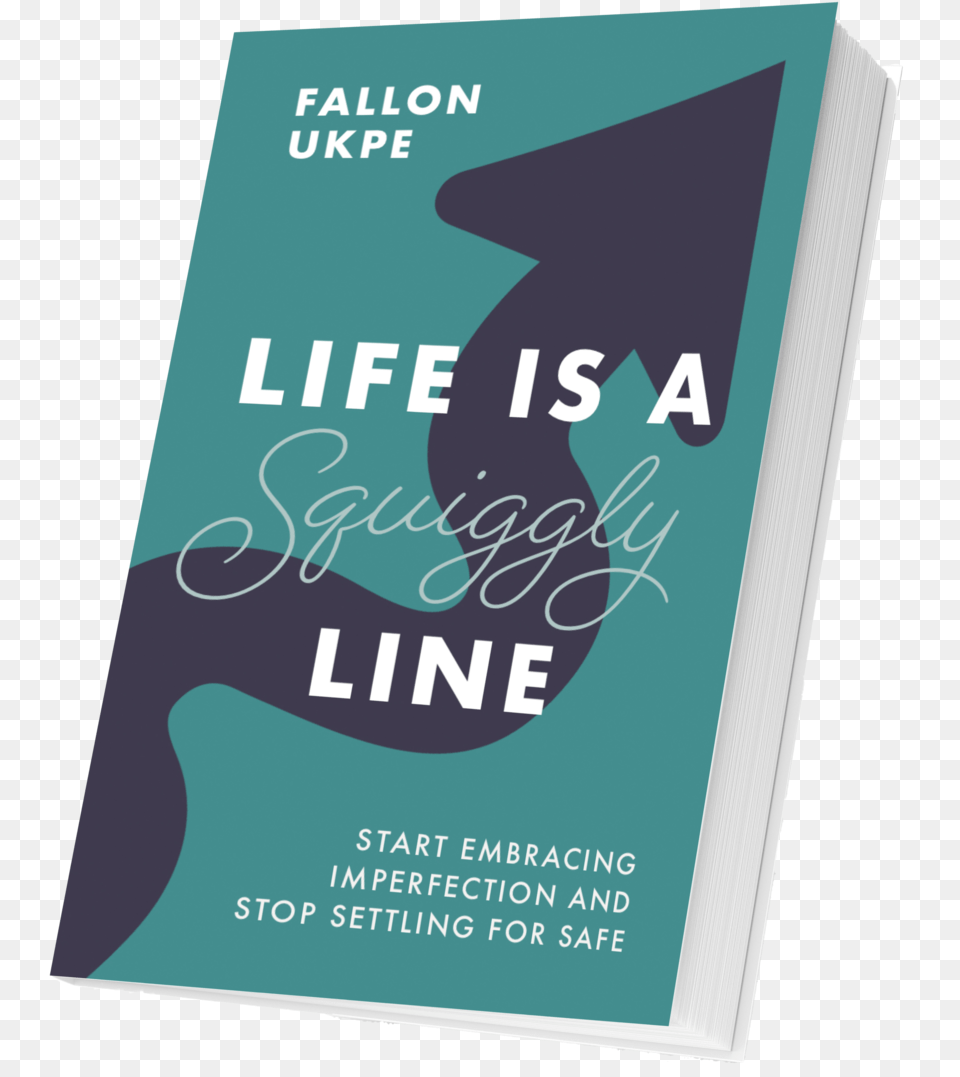 Life Is A Squiggly Line Fallon Graphic Design, Book, Publication, Advertisement, Poster Free Transparent Png