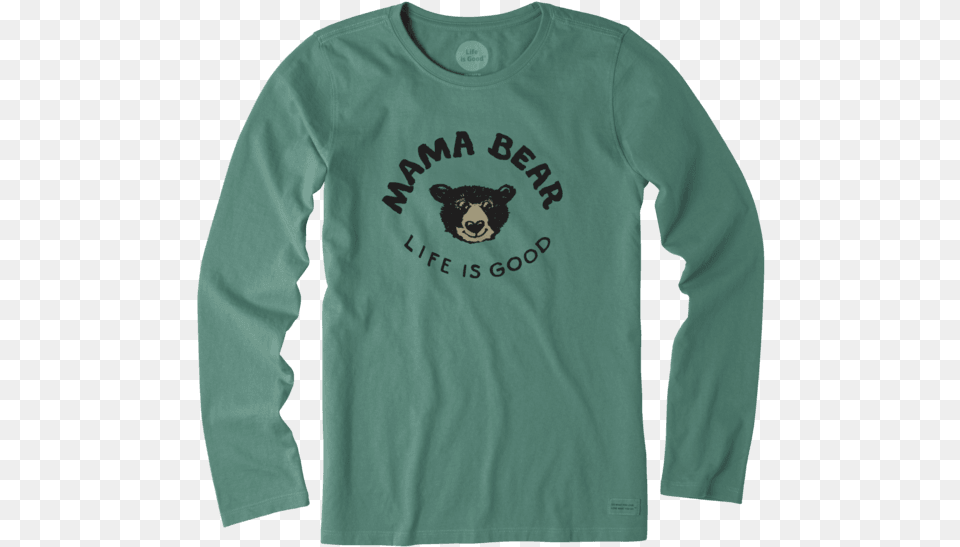 Life Is Good Mama Bear Shirt, Clothing, Long Sleeve, Sleeve, T-shirt Free Transparent Png