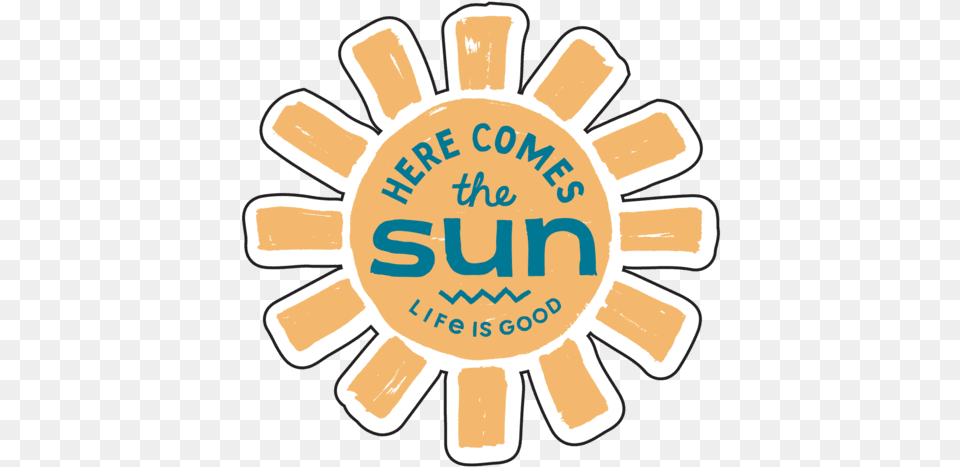 Life Is Good Sun, Logo, Food, Sweets Free Png Download