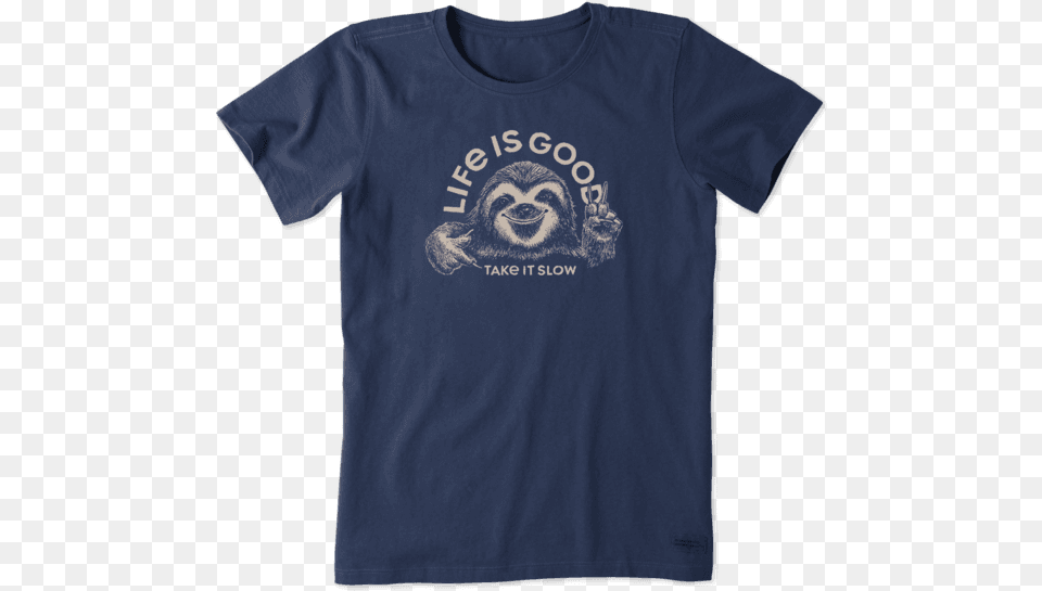 Life Is Good T Shirt, Clothing, T-shirt, Animal, Mammal Png Image