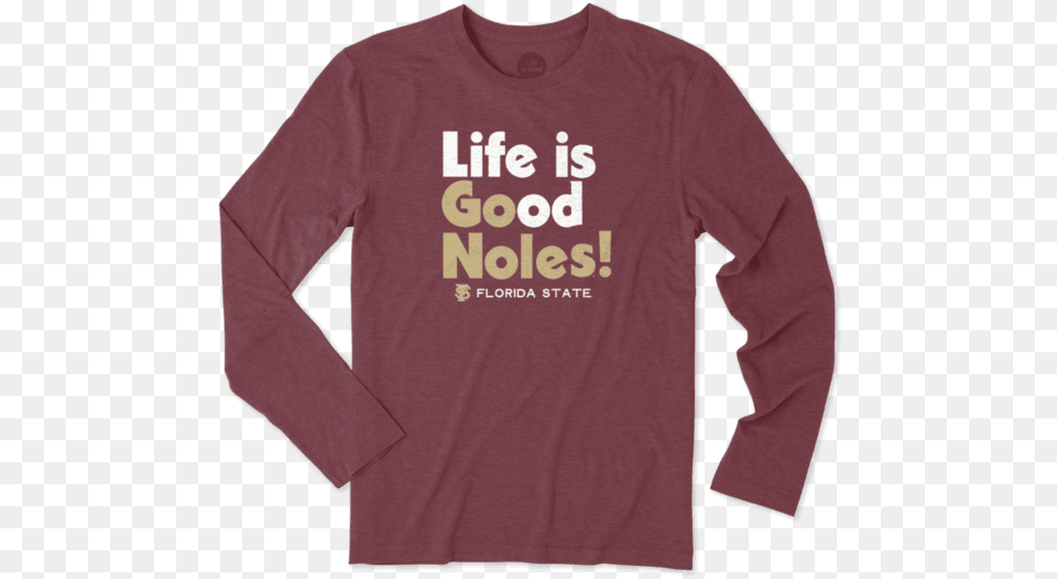Life Is Good Tee Long Sleeved T Shirt, Clothing, Long Sleeve, Sleeve, T-shirt Free Png