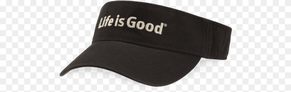 Life Is Good Visor Baseball Cap, Baseball Cap, Clothing, Hat Png Image