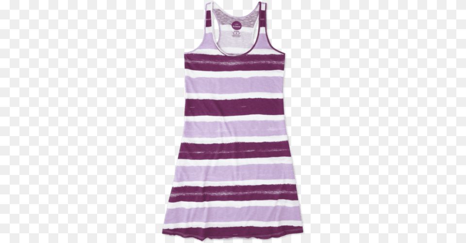 Life Is Good Watercolor Racerback Dress On Deep Plum Active Tank, Clothing, Tank Top, Blouse Free Transparent Png