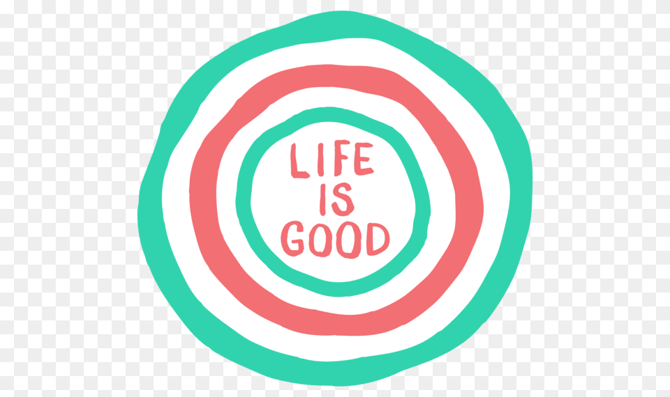 Life Is Ripples Small Die Cut Decal Coral Calypso Free Transparent Png