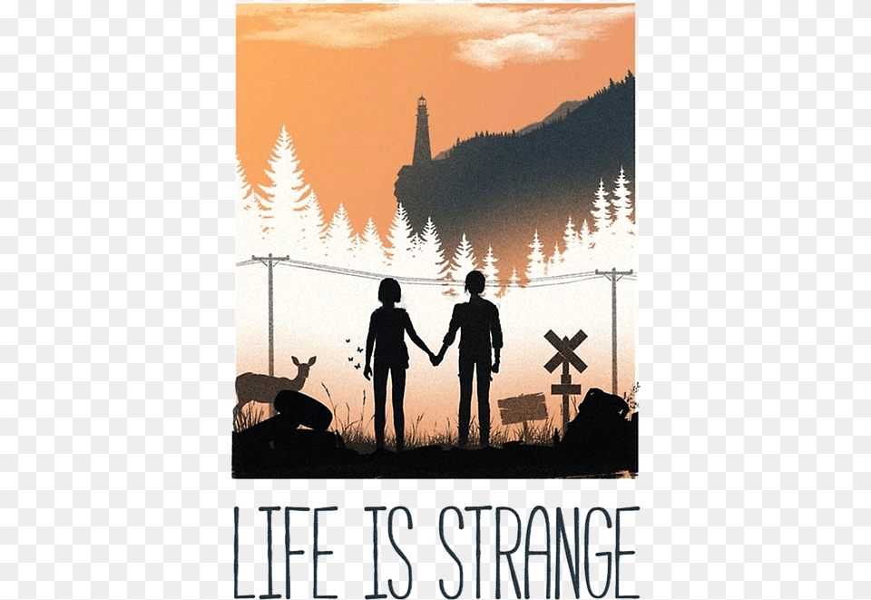 Life Is Strange Canvas, Silhouette, Advertisement, Poster, Adult Png Image